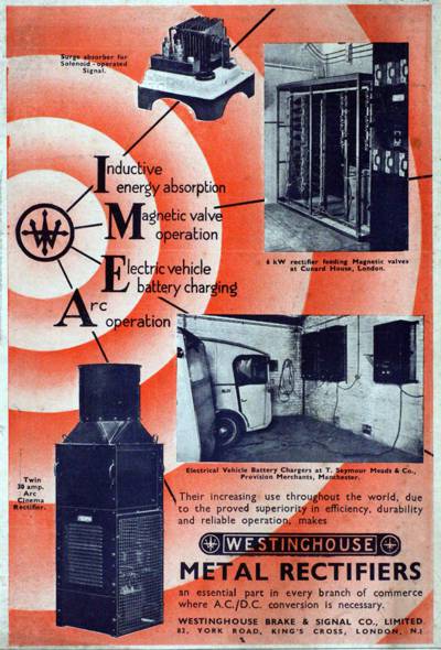 Westinghouse advert 1930s